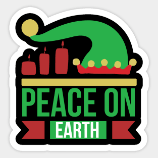 Peace On Earth T Shirt For Women Men Sticker